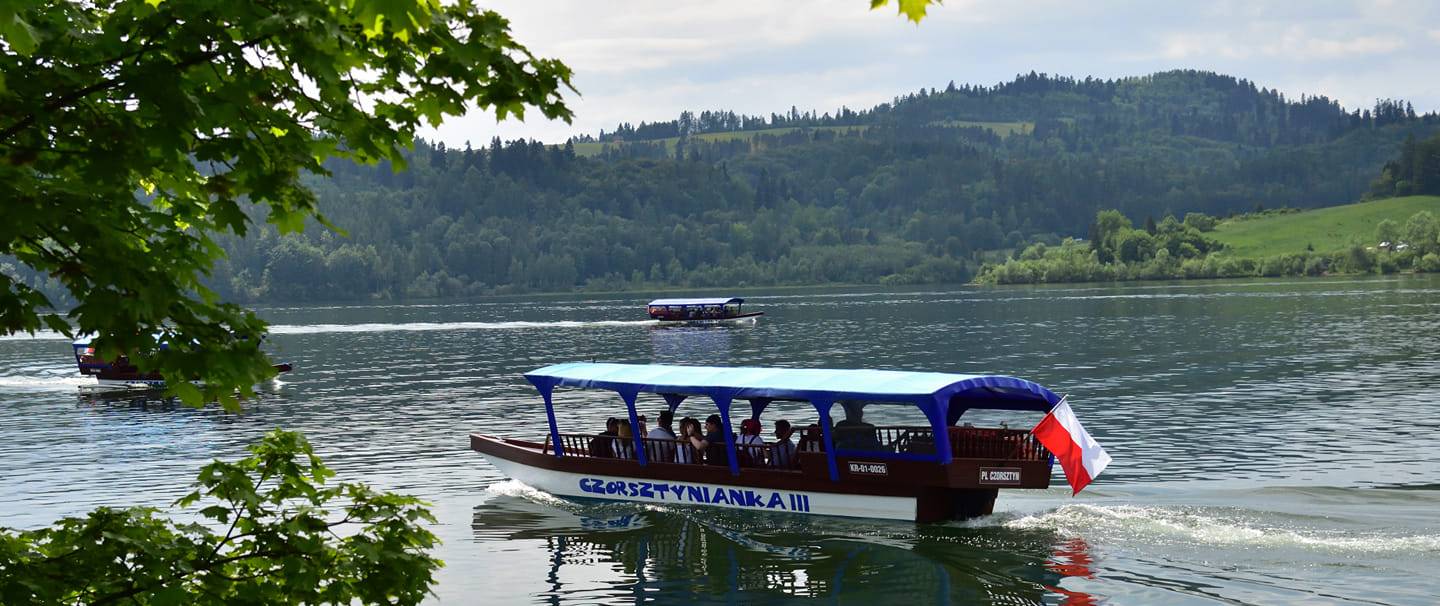 رحلات جندول CZORSZTYNIANKA على بحيرة Czorsztyńskie الإقامة DZIEDRUS بولندا جبال Pieniny